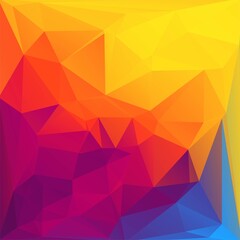 Abstract colorful polygonal mosaic background