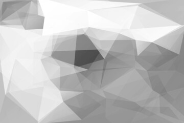 Abstract light gray geometric polygonal background
