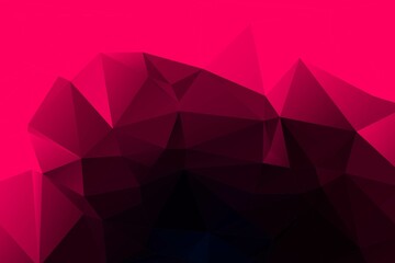 Pink geometric polygonal background illustration