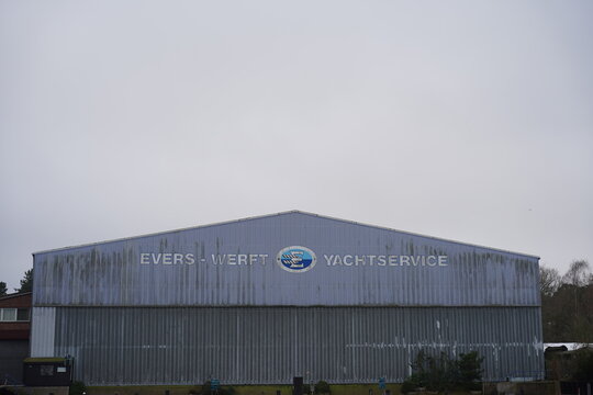 Die Evers-Werft im Ortsteil Niendorf in Timmendorfer Strand am 13.01.2022