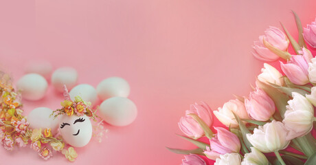 Obraz premium Easter, happy holidays