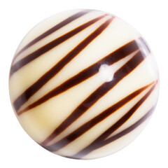chocolate candy isolated on white background. Clipping path