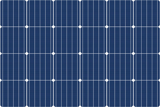 Solar Panel Vector, Realistic Electric Solar Panel seamless pattern texture, alternative electricity source, detailed vector illustration