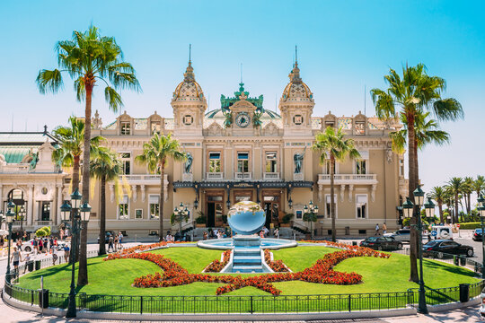 Grand casino in Monte Carlo in Monaco.