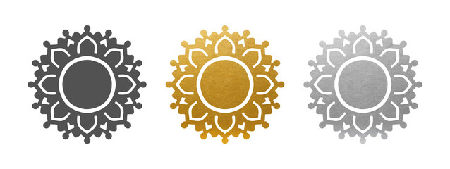 Beautiful Mandala Ornament - Vector Set