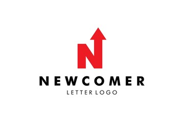 Letter initial N Logo : Suitable for Company Theme, Finance Theme, Technology Theme, Infographics and Other Graphic Related Assets.