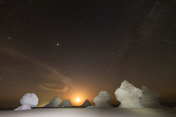 White desert nights