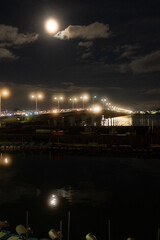 night view of the city