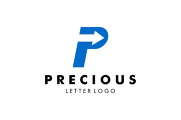 Letter P Logo : Suitable for Company Theme, Technology Theme, Logistic Shipping Theme, Initial Theme, Infographics and Other Graphic Related Assets.