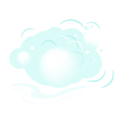 Cloud, dust texture. Vector illustration.