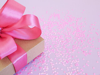 pink gift box