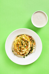 Roasted cabbage steaks