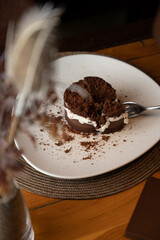 Chocolate crumble dessert