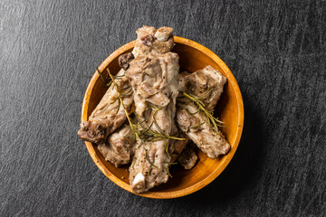 リブステーキ　American-style sparerib pork steak photo 