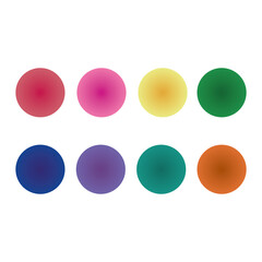 Multicolored circles sign icon. Vector illustration eps 10.