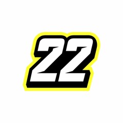 Racing number 22 logo design inspiration