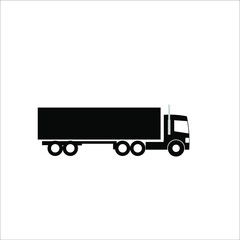 truck icon, vector, symbol illustration