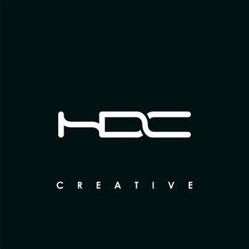 HDC Letter Initial Logo Design Template Vector Illustration