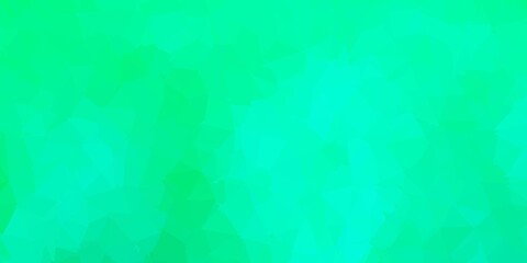 Fototapeta na wymiar Light green vector polygonal pattern.