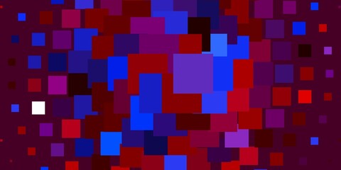 Light Blue, Red vector layout with lines, rectangles.