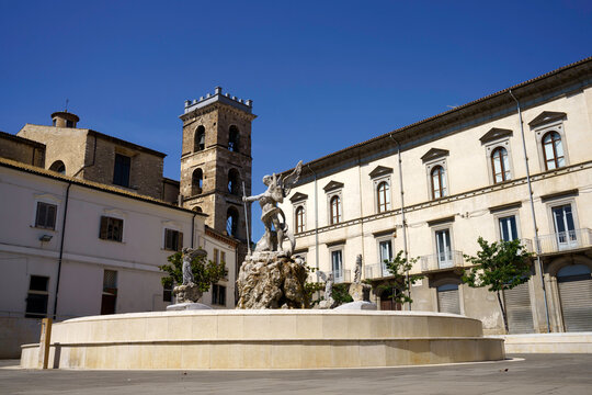 Raiano, historic city in Valle Peligna, Abruzzo, Italy