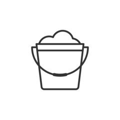 Bucket icon vector design templates