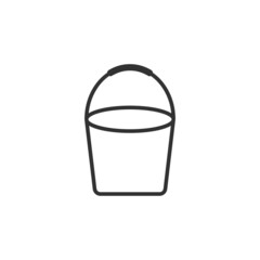Bucket icon vector design templates