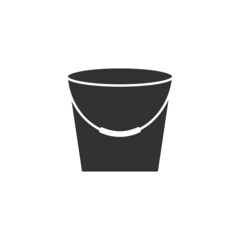 Bucket icon vector design templates