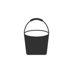 Bucket icon vector design templates