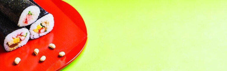 恵方巻　節分　豆まき　【 2月 ( 如月 ) の イメージ 】
