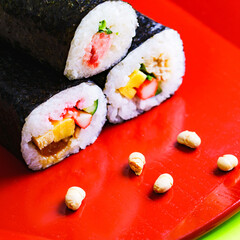 恵方巻　節分　豆まき　【 2月 ( 如月 ) の イメージ 】
