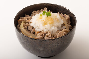 おろし牛丼