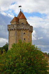 Blandy les Tours, France - august 21 2020 : the historical castle