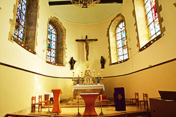 Gaillon; France - march 2 2021 :  Saint Ouen church