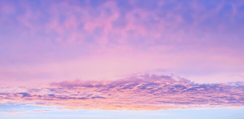 Fototapeta na wymiar Background of colorful sky with clouds