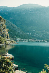 Obraz premium bay of kotor in montenegro