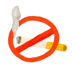 喫煙禁止のイラスト