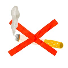 喫煙禁止のイラスト