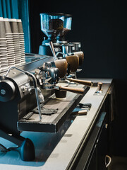 coffee machine maker in coffee shop