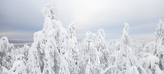 Winter in Permsky Kray, Russia
