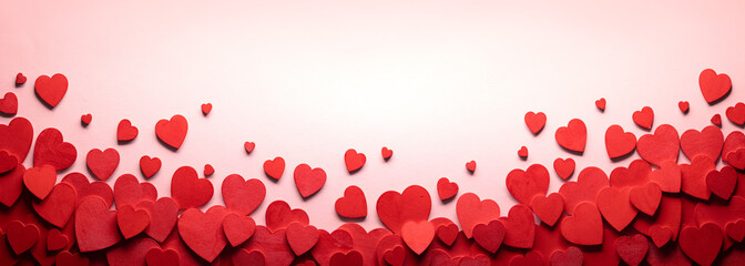 Background with hearts.