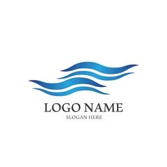 Wave beach vector illustration design