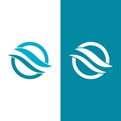 Wave beach vector illustration design