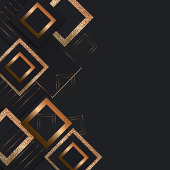 Golden gradient background