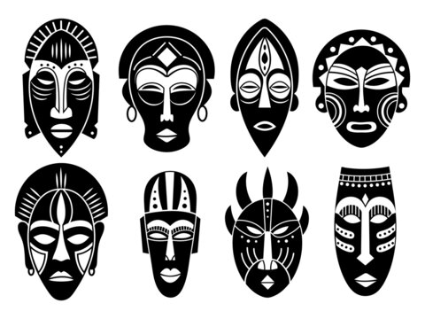 1,400+ Drawing Of African Mask Stock Photos, Pictures & Royalty-Free Images  - iStock