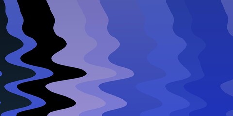 Light Blue, Yellow vector texture with wry lines. Colorful illustration in circular style with lines. Smart design for your promotions.