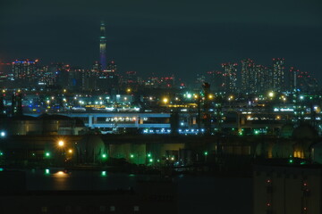 Factory Night View