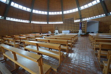 Modern church in the Algarve region, Portugal