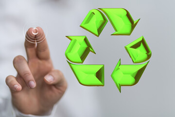 Recycled eco zero waste lifestyle. Ecological design Recycle