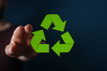 Recycled eco zero waste lifestyle. Ecological design Recycle